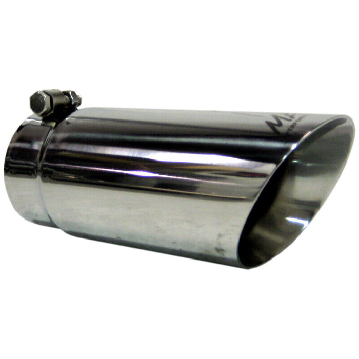 MBRP T5110 Tip 3 1/2" O.D. Dual Wall Angled 4" inlet 10" length Series T304