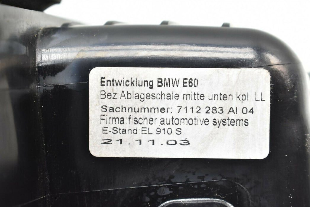 2004-2010 BMW 530i E60 Center Console Armrest Storage Compartment OEM 04-10