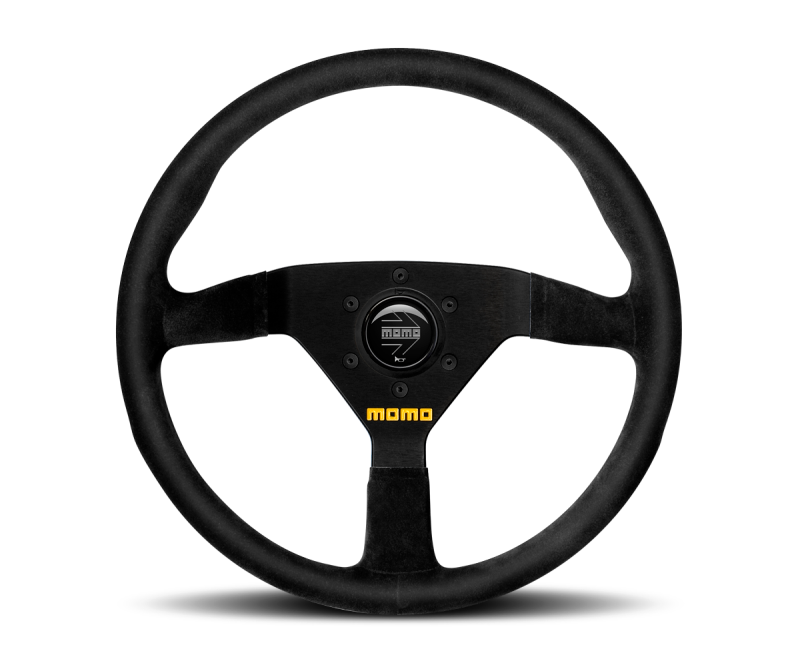 Momo MOD78 Steering Wheel 320 mm - Black Suede/Black Spokes