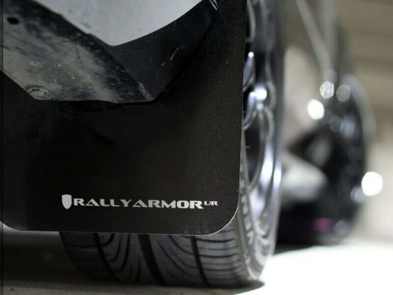 Rally Armor For 2012-16 Subaru Impreza 4dr / 5dr Black Mud Flaps w/ White Logo