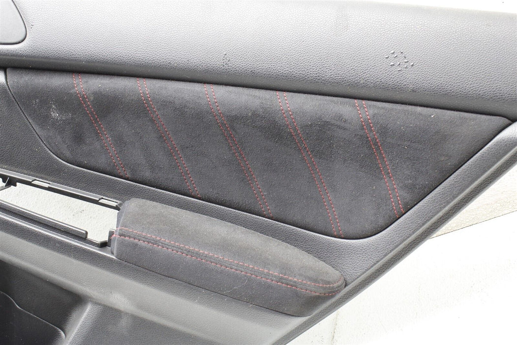 2015-2019 Subaru WRX STI Passenger Rear Right Door Panel Cover OEM 15-19