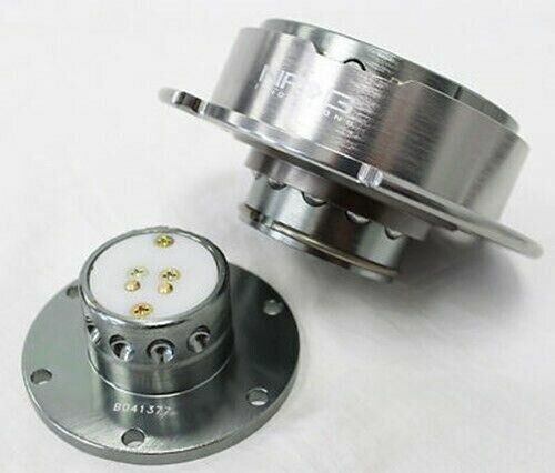 NRG Steering Wheel Quick Release Gen 2.5 Gun Metal Color with Gun Metal Ring