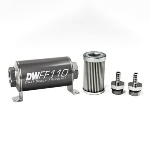 DeatschWerks 8-03-110-010K-516 Fuel Filter Inline Mount 10 Microns