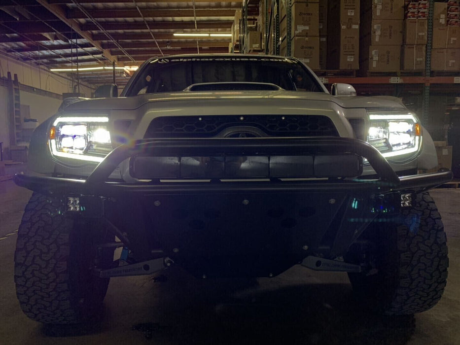 AlphaRex Alpha-Black NOVA LED Headlights for 2005-2011 Toyota Tacoma w/ DRL