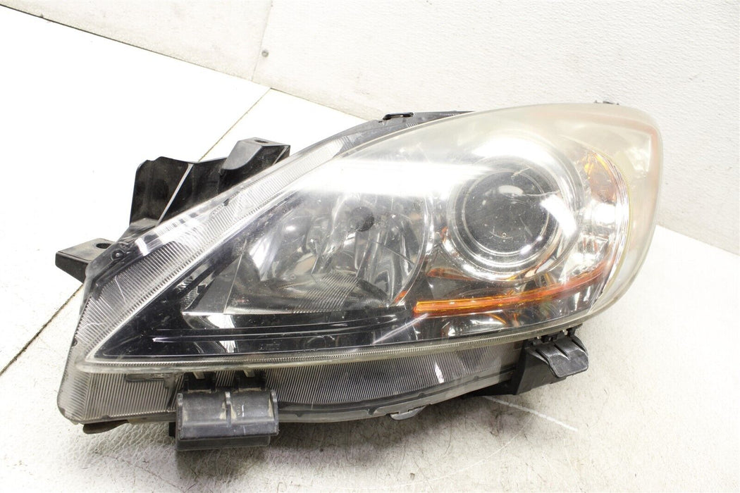 2010 Mazdaspeed3 Left Headlight DAMAGED MS3 10-13