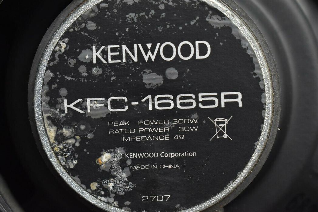 Kenwood KFC-1665R 6.5IN Speaker Set Assembly Peak Power 300W Pair