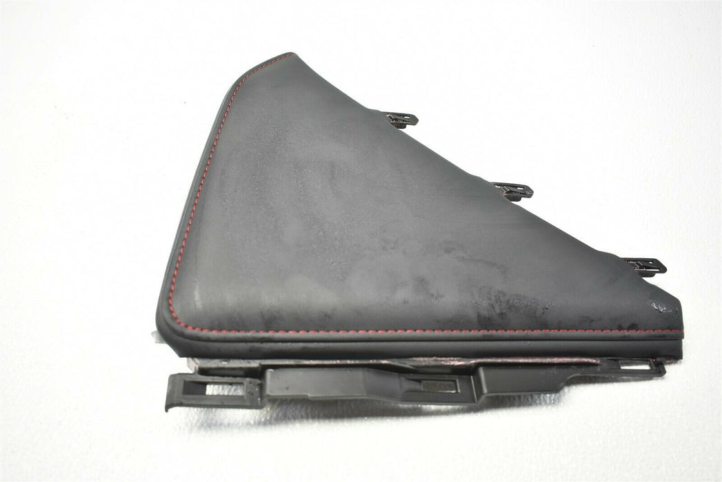 2013-2019 Subaru BRZ FR-S Passenger Right Knee Pad Leather W/Red Stitching 13-19