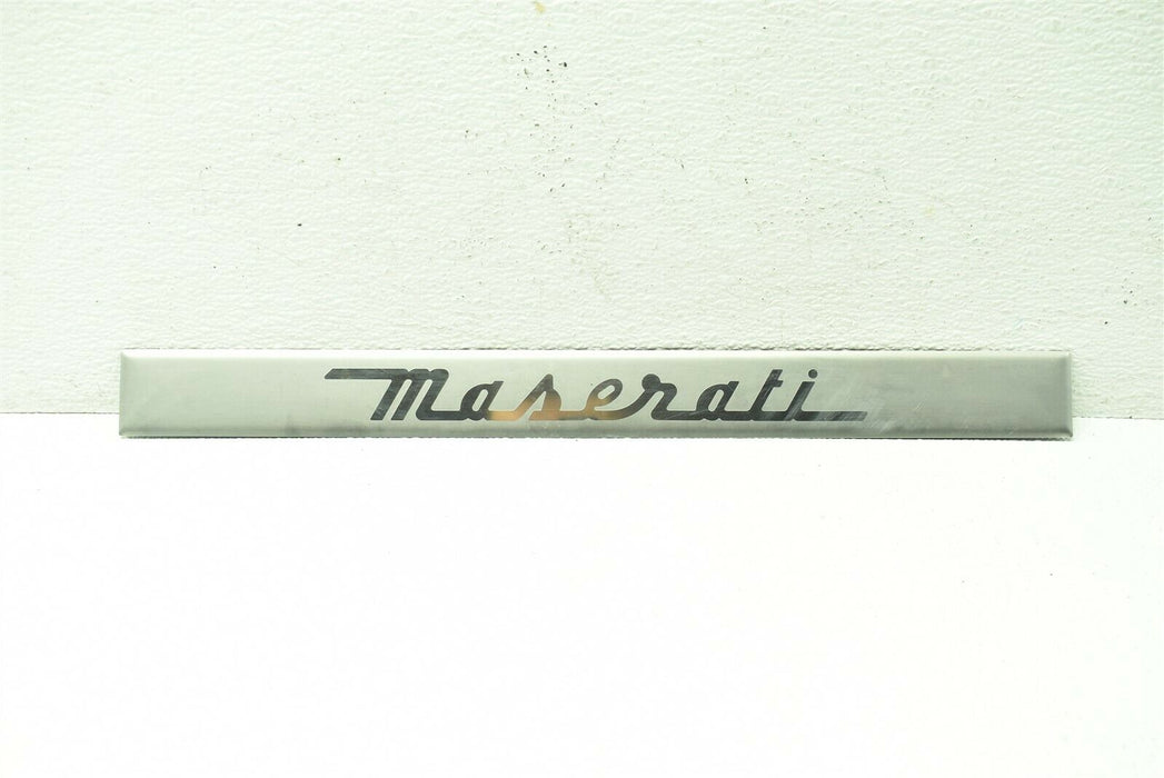 2016 Maserati Qauttroporte S Q4 Front Door Sill Step Cover Trim 14-18