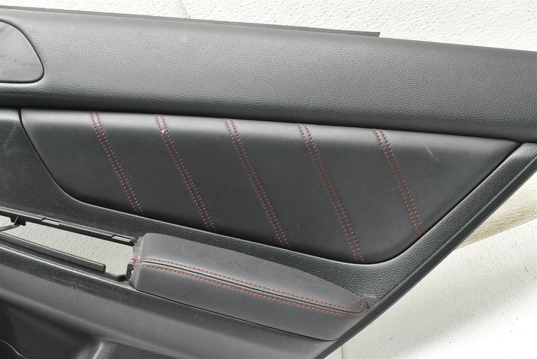 2015-2019 Subaru WRX STI Passenger Rear Right Door Panel Cover Assembly 15-19