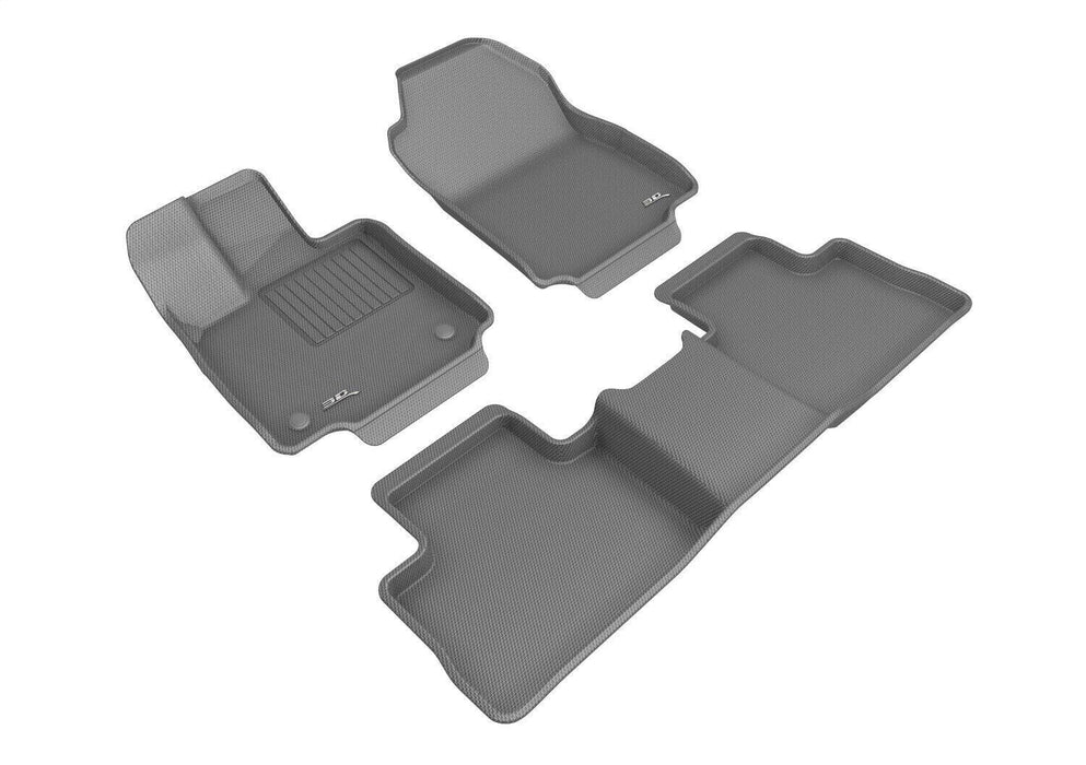 3D Maxpider Gray L1TY25501501 Kagu 2 Row Floor Mat Set for 19-21 Toyota RAV4