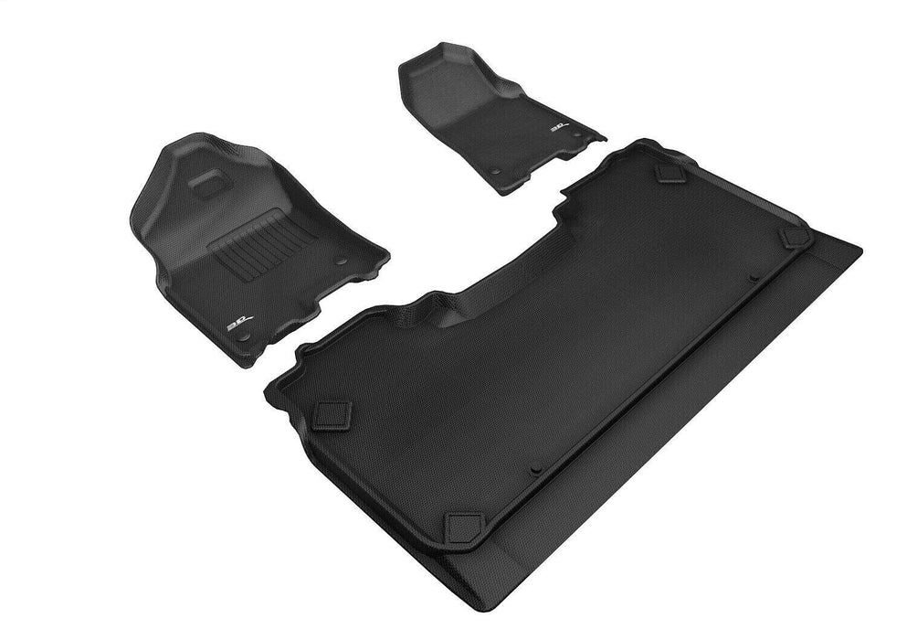 3D Maxpider Black L1DG02801509 Kagu 2 Row Floor Mat Set for 19-20 Ram 1500