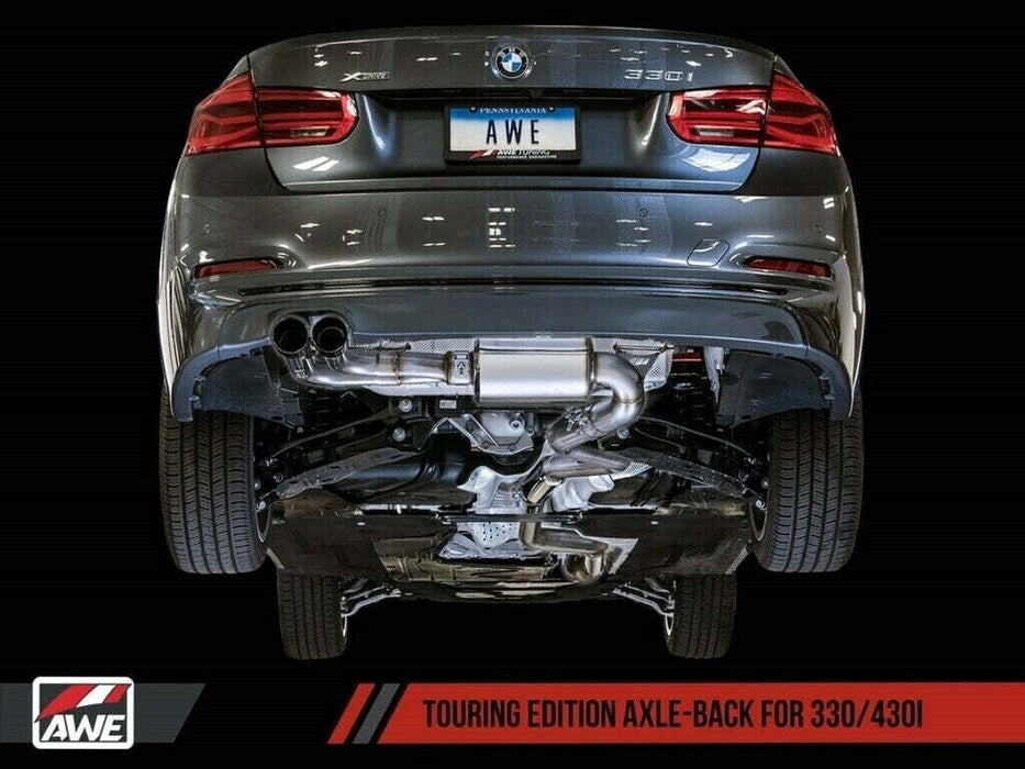 AWE 3010-22022 Tuning for BMW F3X 28i/30i Touring A/B Exhaust Single Side-80mm