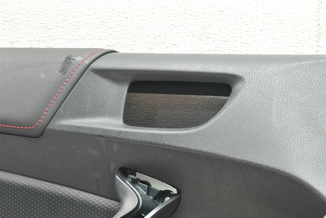 2020 Subaru BRZ Left Door Panel Cover Card LH Driver 2k Miles FR-S 13-20