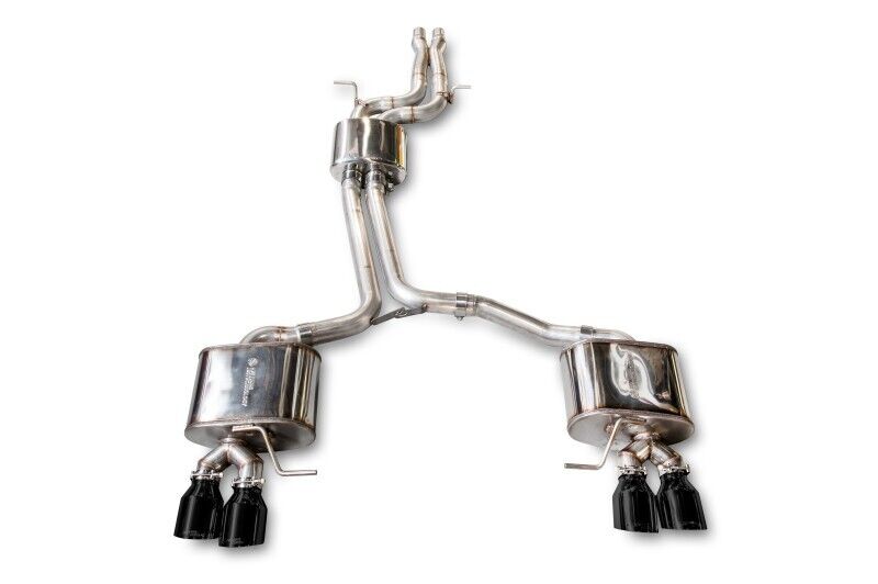 AWE Touring Edition Exhaust - Quad Outlet Diamond Black Tips for Audi 8R SQ5