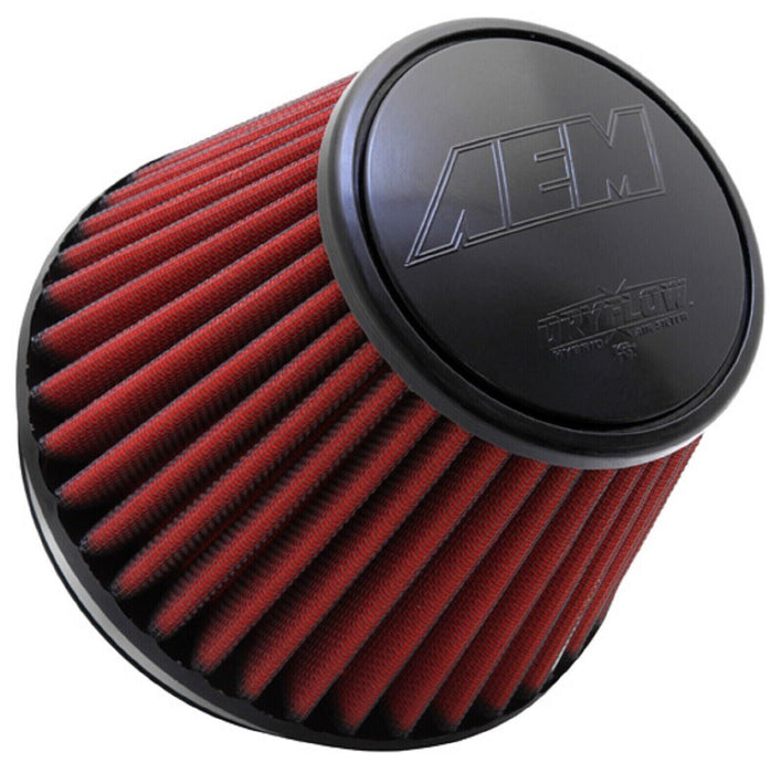 AEM 21-210EDK Dryflow Red Synthetic Round Air Filter w/ 6" Flange Inlet Diameter