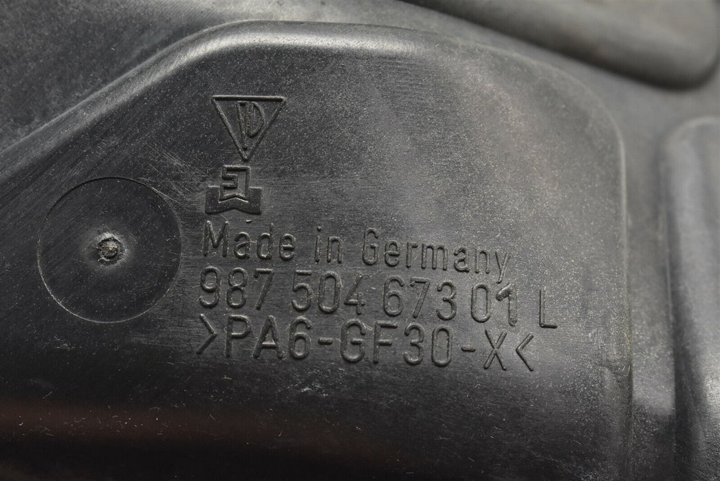 2006-2012 Porsche Cayman Rear Left Fender Liner Heat Shield Cover 98750467301