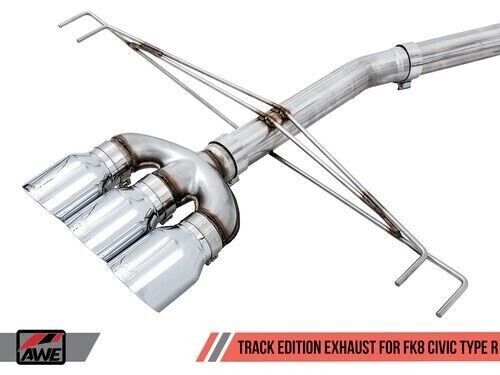 AWE 3020-52000 Tuning for 2017+ Honda Civic Type R Exhaust w/Front Pipe & Triple