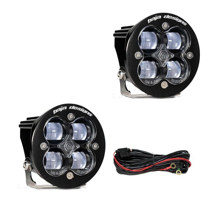 Baja Designs 247802 Squadron-R Clear SAE Fog Light LED Pod Pair - Universal