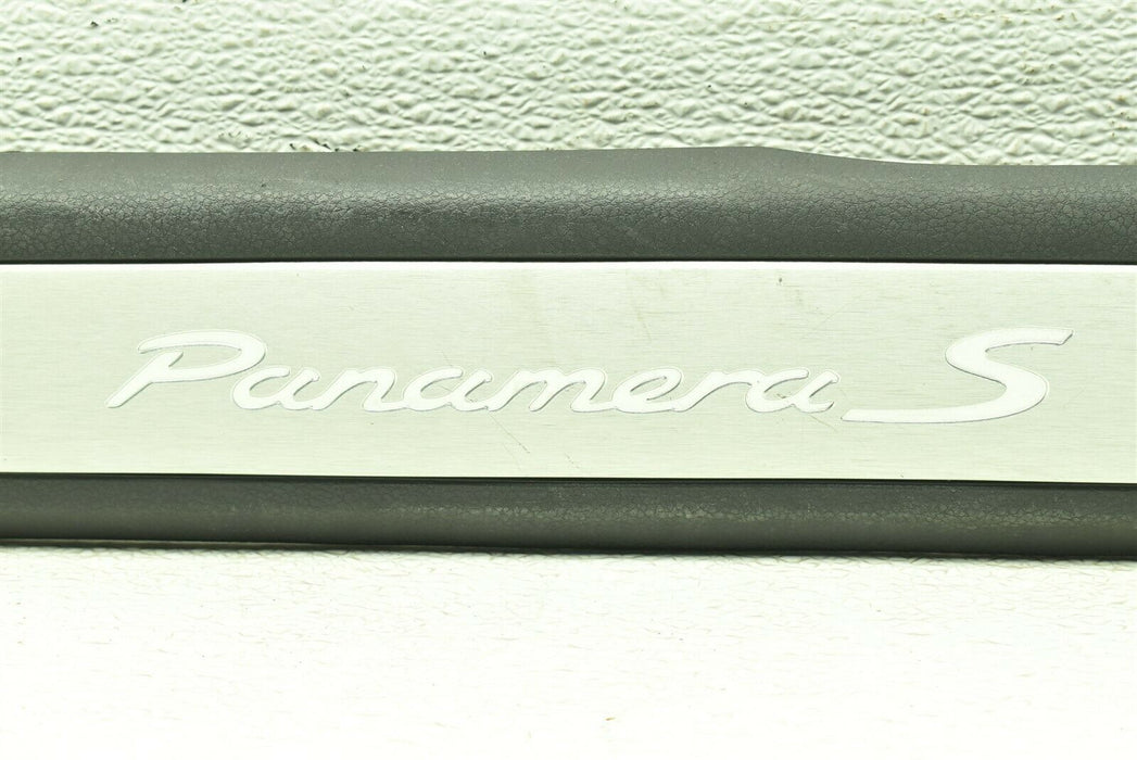 2010-2016 Porsche Panamera Front Let Scuff Plate Door Sill 970555517 10-16
