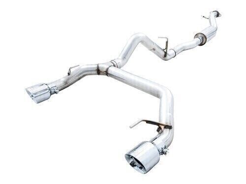 AWE 3015-33456 Tuning for 2021+ Ford Bronco 0FG Dual Exit Exhaust w/& Bash Guard