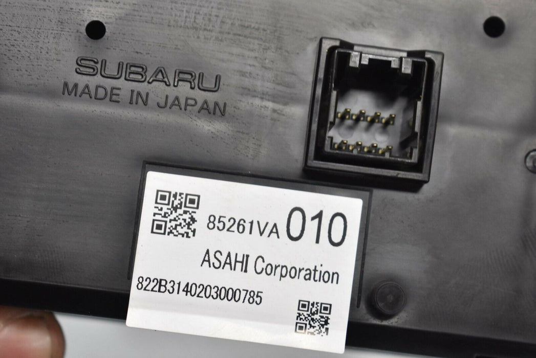 2015 Subaru WRX STI Multi Function Display Dash Screen Clock 15
