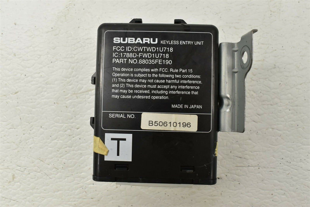 2006-2007 Subaru WRX Keyless Entry Unit Module Box 88035FE190 06-07