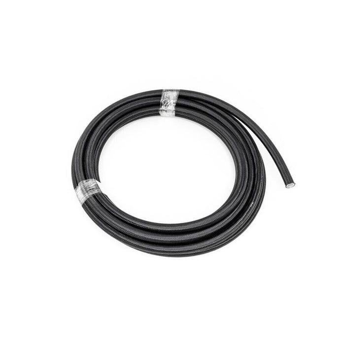 DeatschWerks 6-02-0865-20 PTFE Hose Braided 8AN Black Nylon, 20 feet