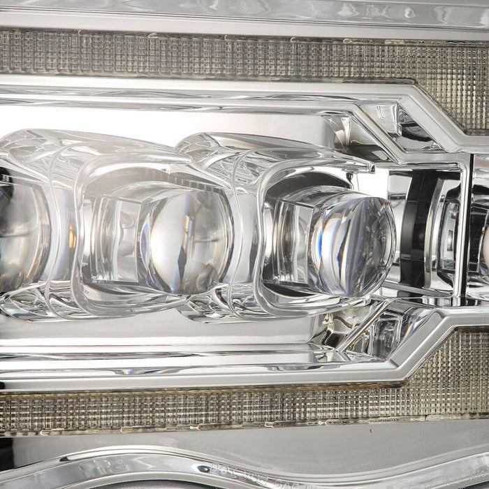 AlphaRex Chrome Nova LED Projector Headlights for 2002-2005 Dodge Ram 1500 PU