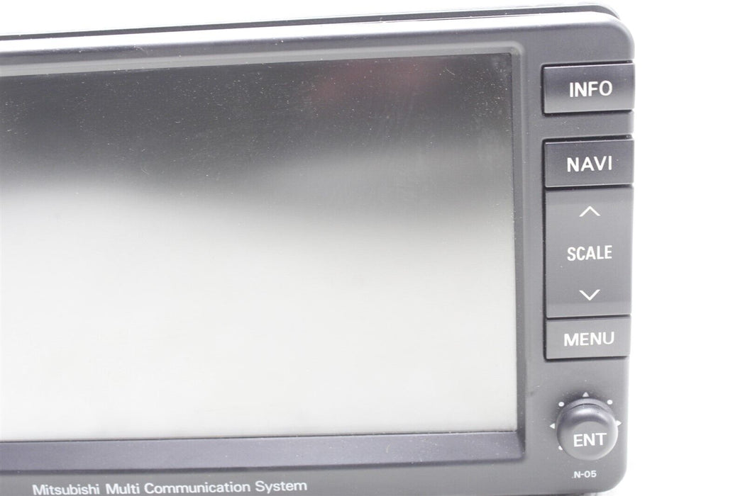 2008-2015 Mitsubishi Evolution X Navigation Head Unit Display 8750A238 08-15