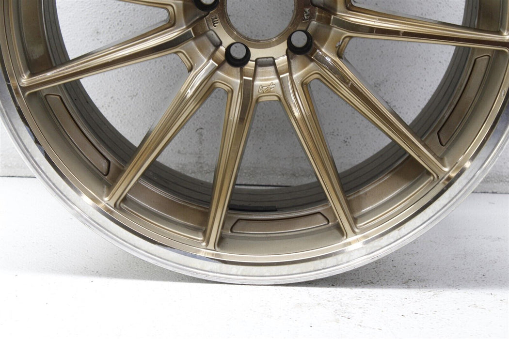 Cosmis Racing Wheel Rim R1 Gold Wheel 18x9.5 5x120 ET35 Used Wheel