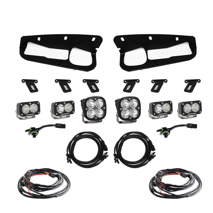 Baja Designs Squadron Pro Fog Lights/Toggle For 21+ Ford Bronco W/ Steel Bumper