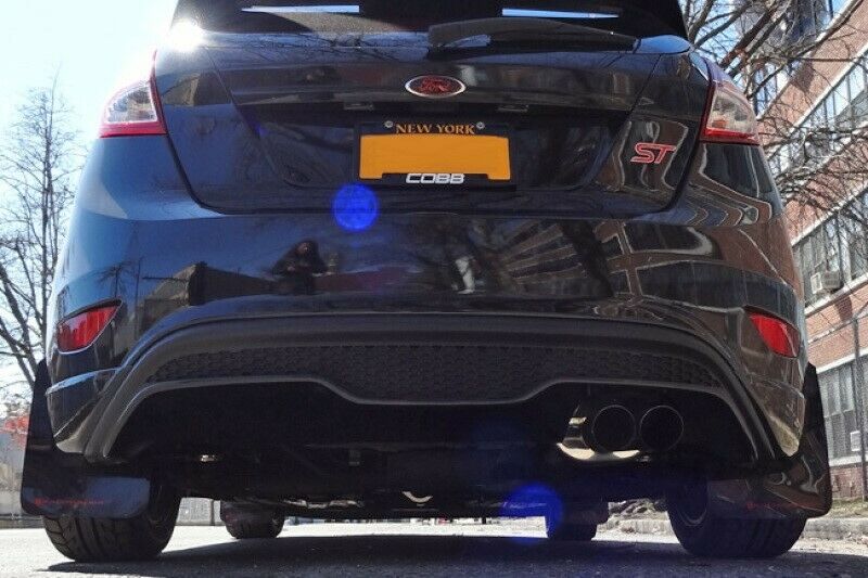Rally Armor UR Black Mud Flap w/ Blue Logo for 2013+ Ford Fiesta ST Hatch