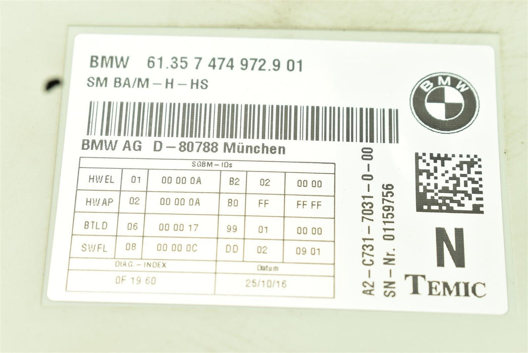2016-2019 BMW M3 Passenger Right Seat Control Unit Module OEM 16-19