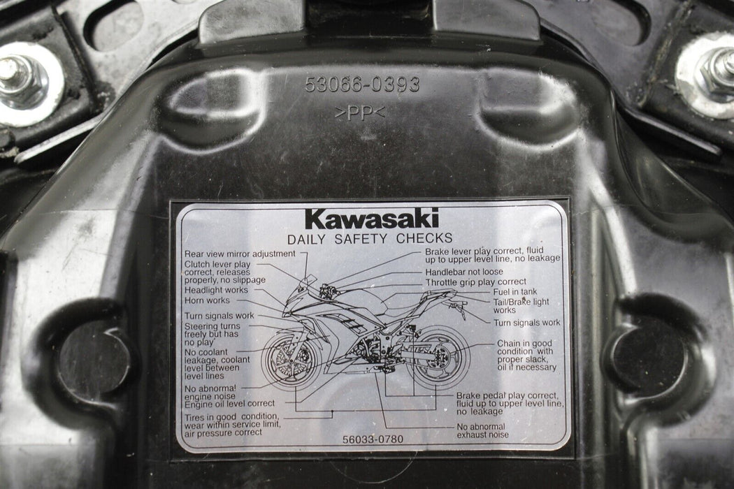 2014 Kawasaki Ninja EX300 Rear Seat Cushion Pad Back Seat 53066-0393 13-17