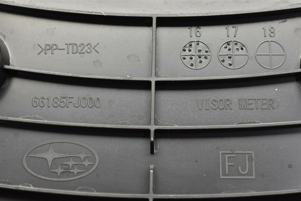 2015-2019 Subaru WRX STI Speedometer Instrument Gauge Cluster Bezel Trim 15-19