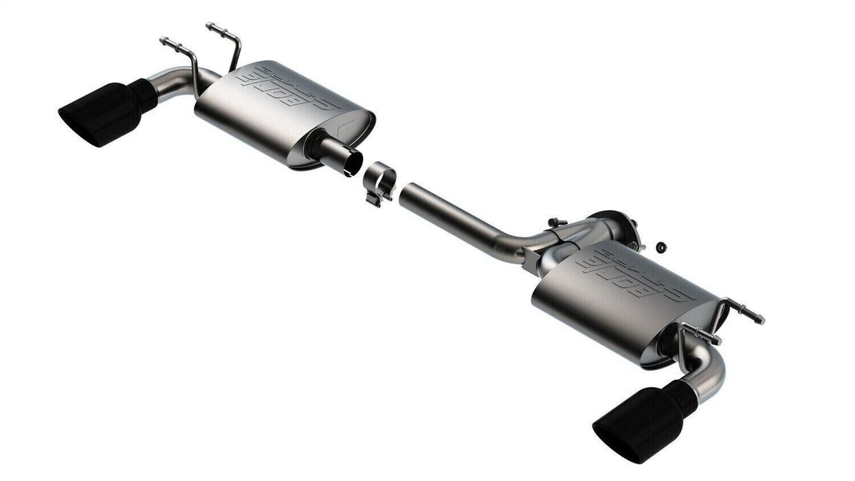 Borla 11970BC S-Type Axle-Back Exhaust System Fits 2019-2023 Mazda 3