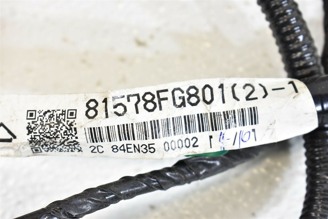 2008-2014 Subaru Impreza WRX Rear Wiring Harness OEM 81578FG801 08-14