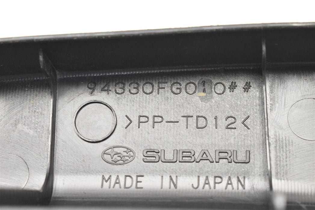 2008-2014 Subaru Impreza WRX STI Trunk Hatch Trim Cover Panel Left Driver 08-14