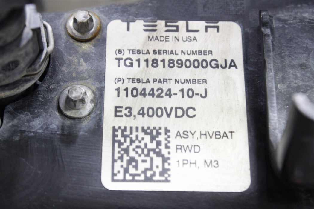 2017-2019 Tesla Model 3 Long Range Electric Battery 1104424-10-J 400VDC