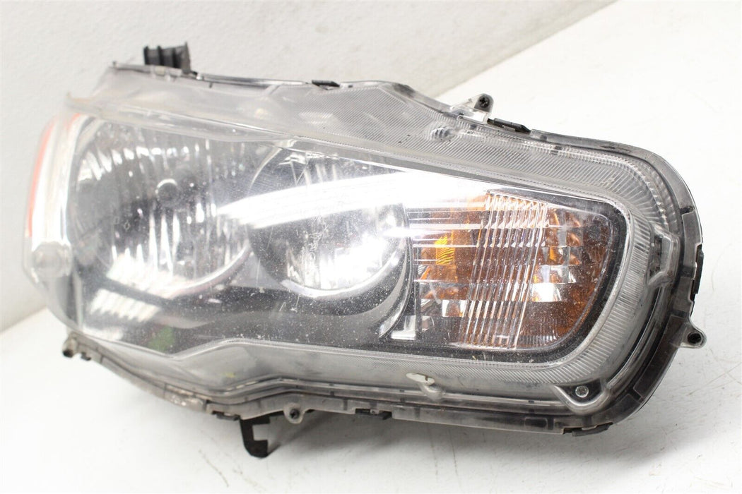 2008-2015 Mitsubishi Evolution X Headlight Lamp Assembly Right Passenger Damaged