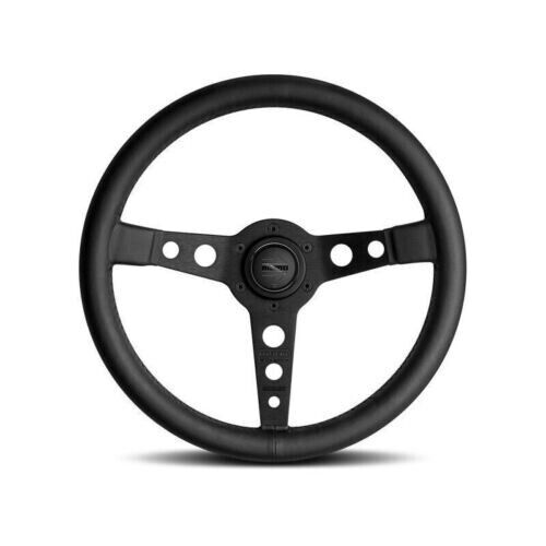 Momo Prototipo For Steering Wheel 350 Mm - Black Leather/Black Stitch/Black