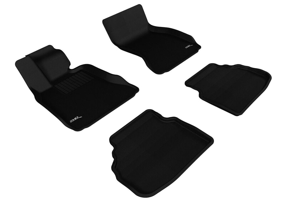 Kagu All-Weather Custom Fit Liners Black 2 Row Floor Mats For 09-12 BMW 7 Series