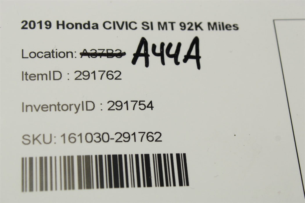 2019 Honda Civic SI Sedan Heater Actuator 16-21