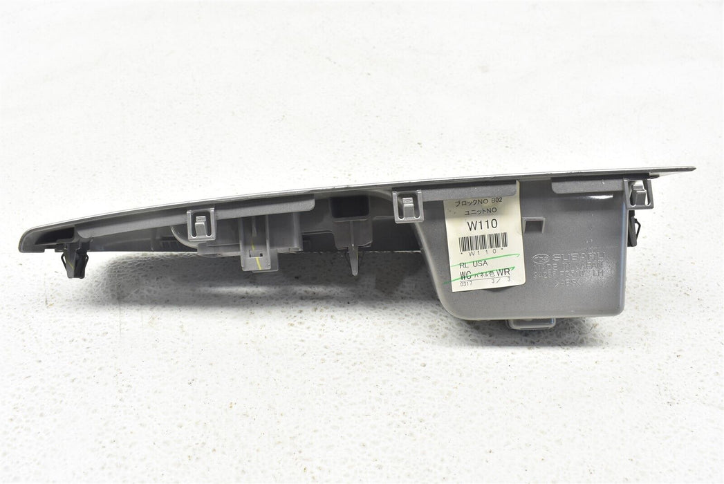 2008-2014 Subaru WRX STI Rear Left Window Switch Trim Surround 08-14