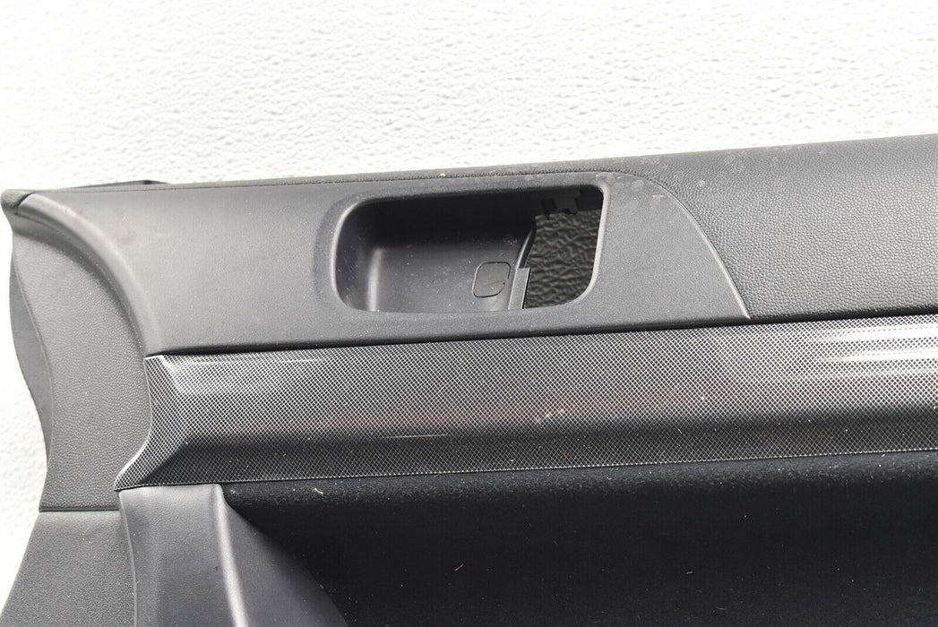 08-15 Mitsubishi Evolution X Front Right Door Panel Passenger RH EVO 2008-2015