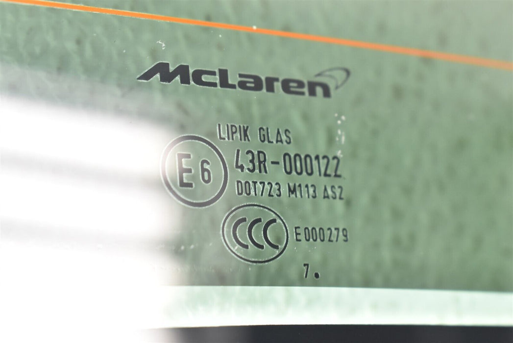 McLaren 570s Rear Back Glass Window Pane
