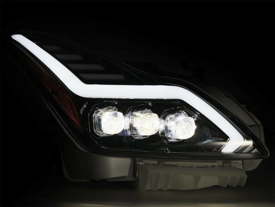 AlphaRex Black G2 Nova LED Headlights for 2008-2013 Infiniti G37 Q60 Coupe only