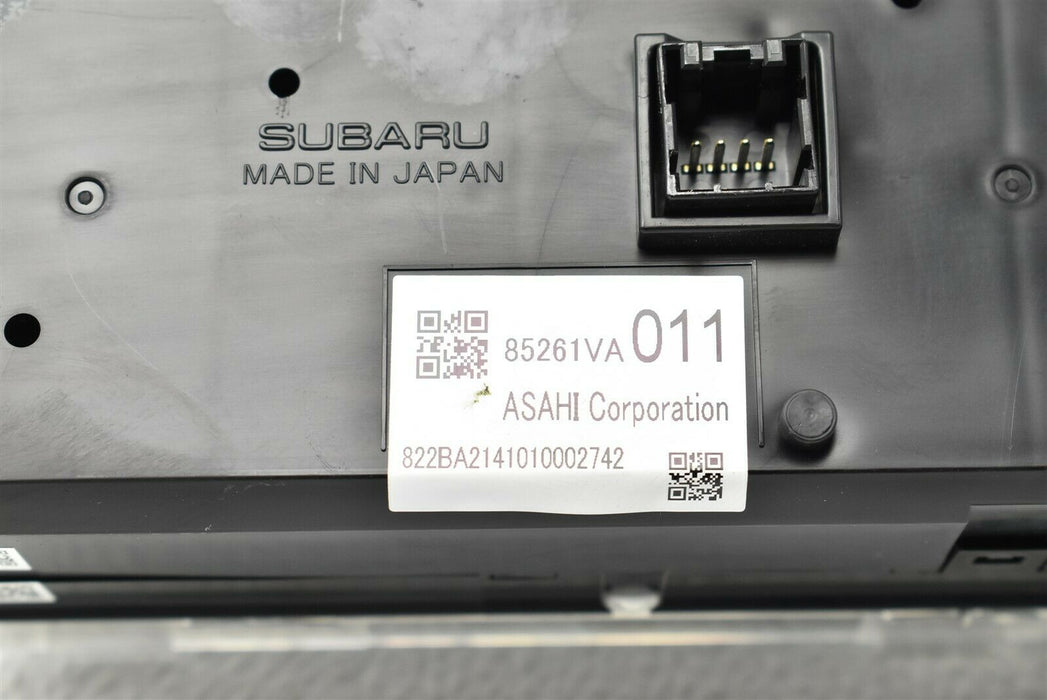 2015 Subaru WRX Multi Display Unit Information Screen 85261VA011 OEM 15