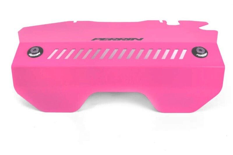 Perrin Performance Pulley Cover Hyper Pink for 2015-2020 Subaru WRX