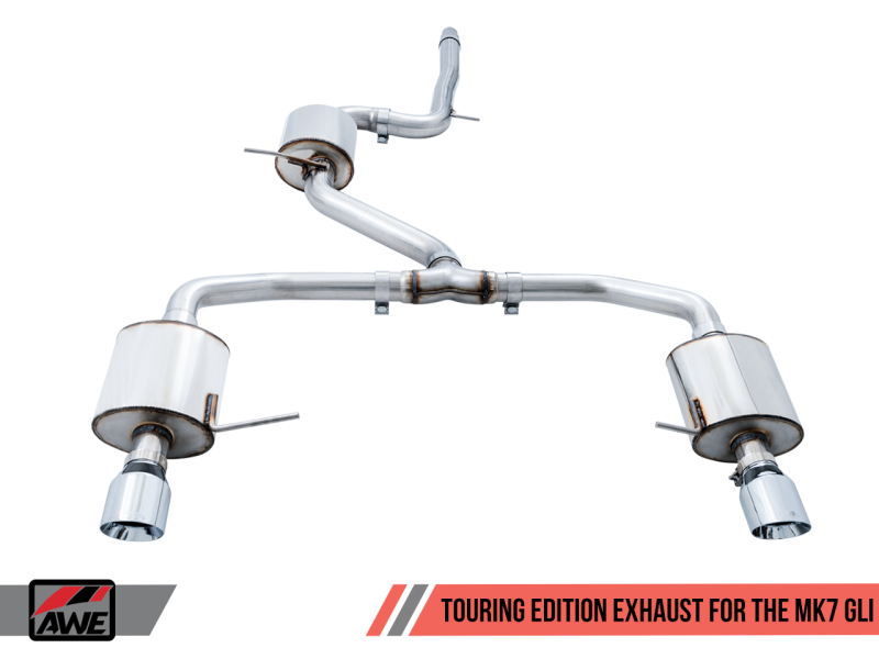 AWE 3015-23062 Touring Edition Exhaust System Kit For Volkswagen MK7 Jetta GLI